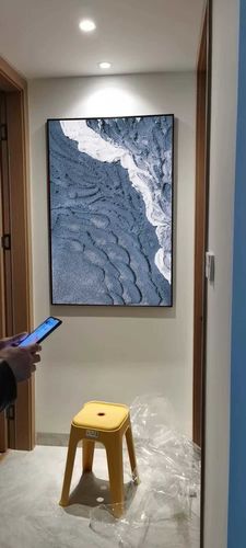 Customer review photo for Plaster Art Texture Painting #SG008