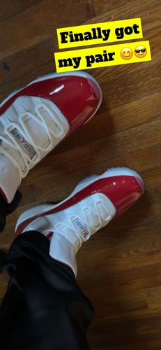 Customer photo review of Air Jordan 11 “Cherry” CT8012-116