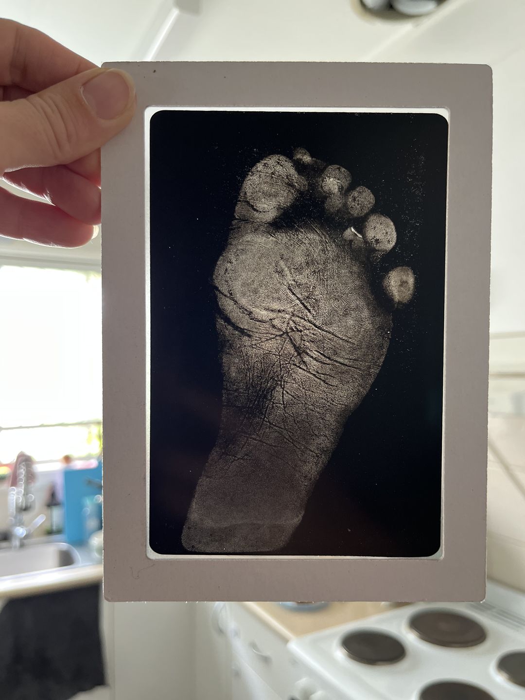 Customer photo review of Mammas Milk Bar Inkless Print Keepsake