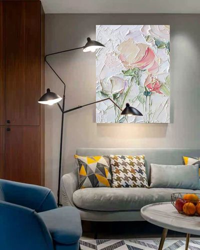 Customer review photo for Plaster Art Texture Painting #SG048