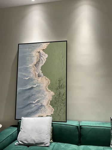 Customer review photo for Plaster Art Texture Painting #SG011