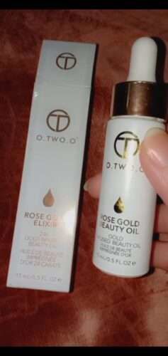 Customer photo review of O.TWO.O 24K Rose Gold Elixir Serum