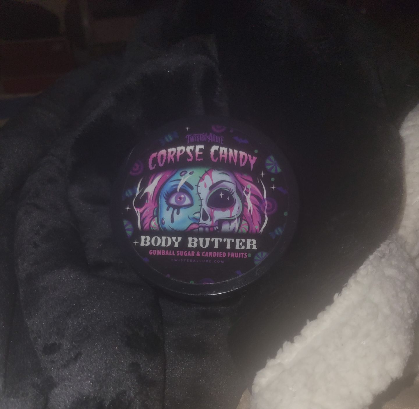 Customer photo review of Corpse Candy Body Butter (Gumball sugar & Candy Fruits)