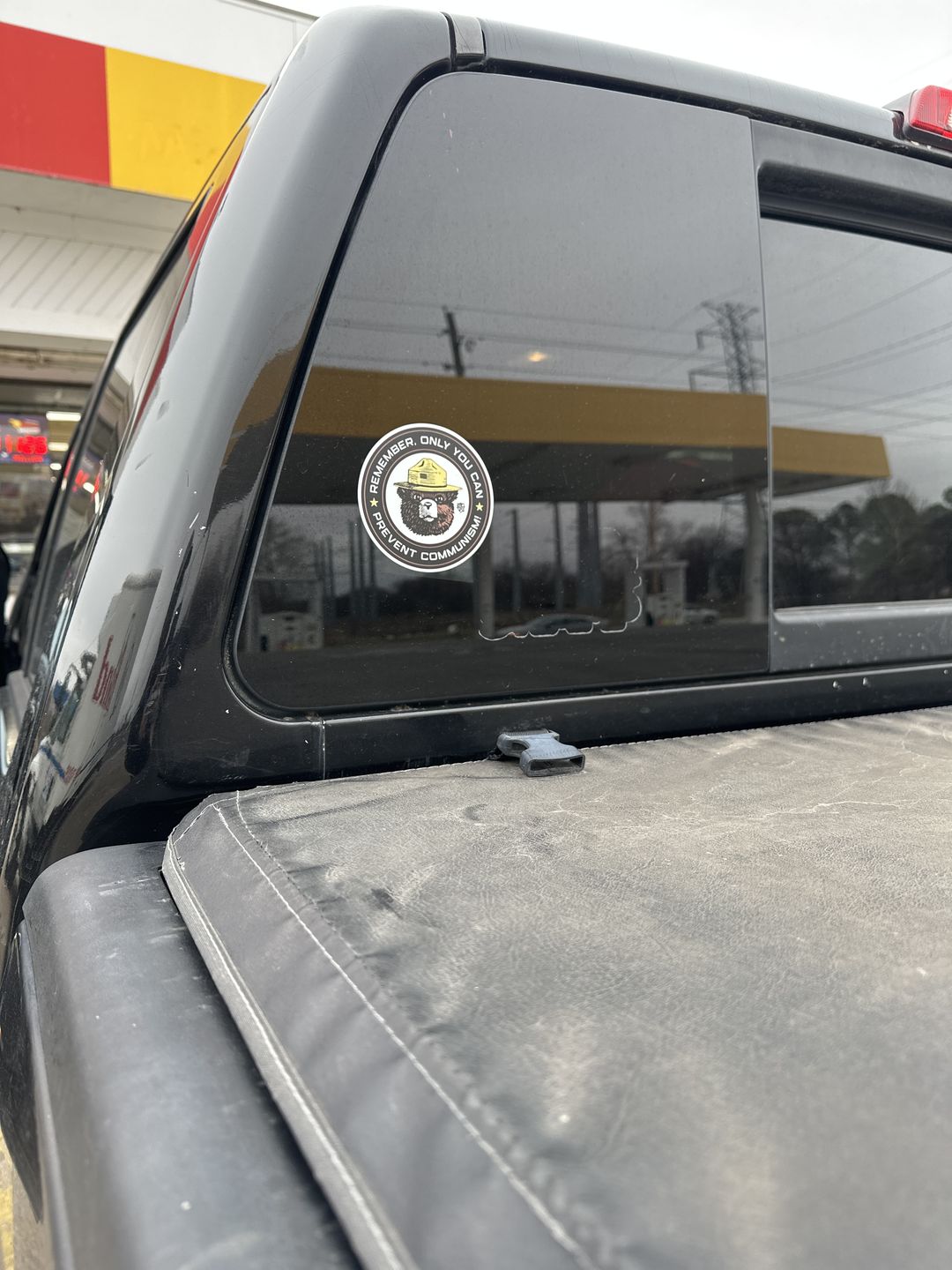 Customer photo review of Only You Can Prevent Communism Decal