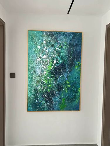 Customer review photo for Plaster Art Texture Painting #SG007
