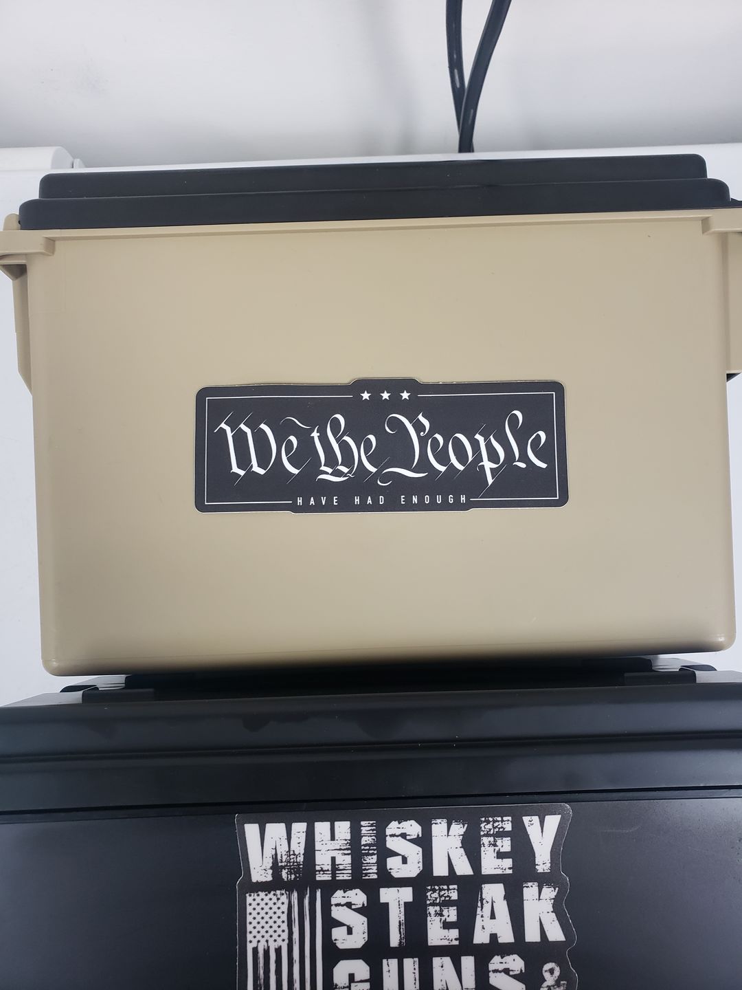 Customer photo review of We the People Decal
