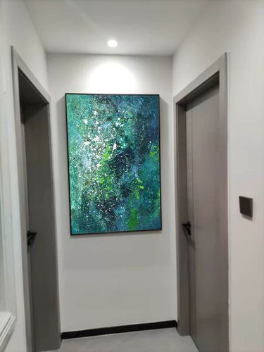 Customer review photo for Plaster Art Texture Painting #SG007