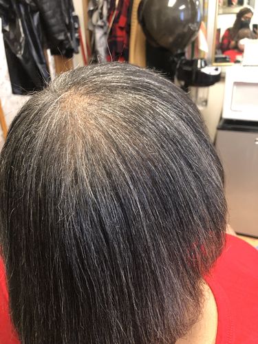 Customer photo review of Rapid Growth Hair Grease