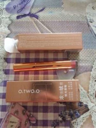 Customer photo review of O.TWO.O Velvet Matte Liquid Lipstick Copper Packing