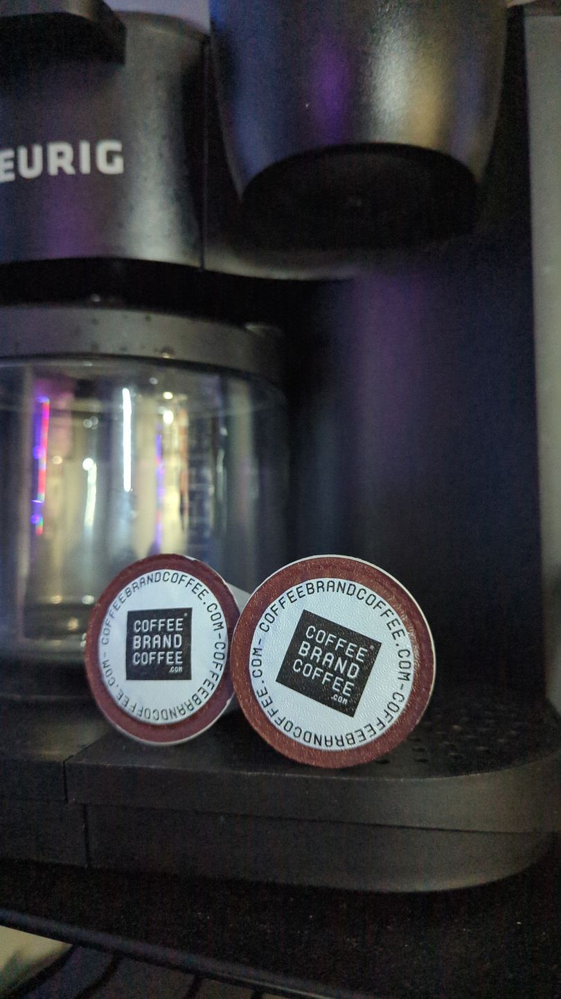 Customer photo review of Dark Roast Kcups