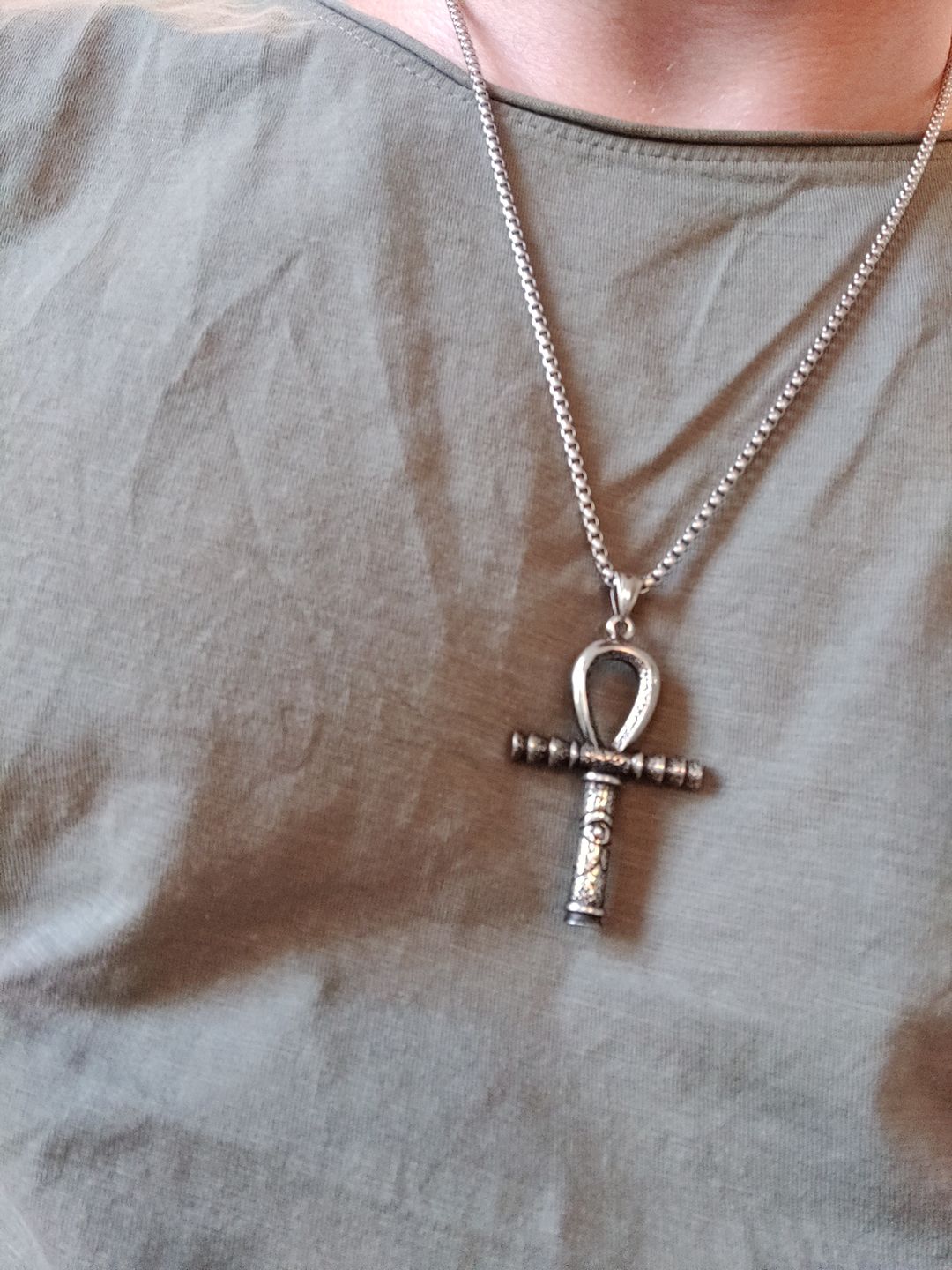 Customer photo review of ANKH. - NECKLACE