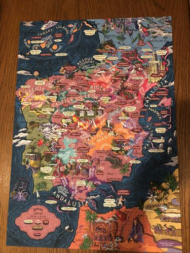 Customer photo review of Wine Puzzle - Spain