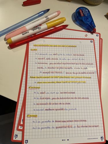 Avis photo d'un client sur Fiches de révision REVISION 2.0 OXFORD # 50 fiches 14,8 x 21 cm - petits carreaux
