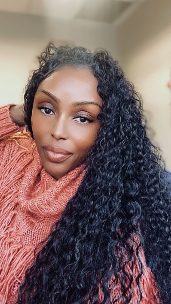 Customer photo review of Brazilian Curly Bundle