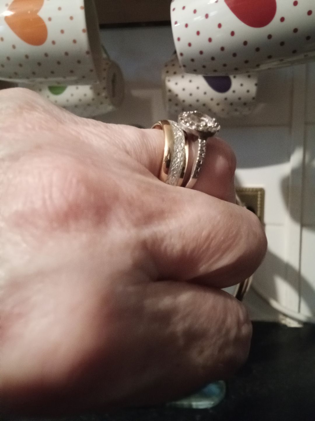 Customer photo review of The Golden Steel 6mm Wonder Ring
