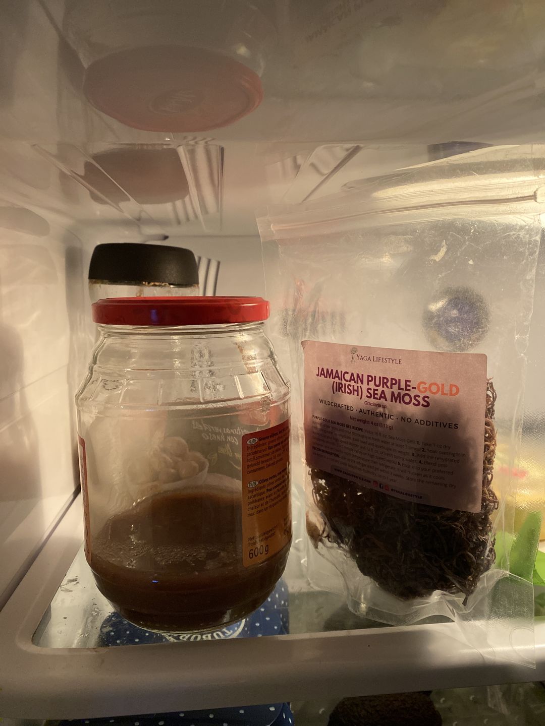 Customer photo review of Jamaican (Thick) Purple-Gold Irish Sea Moss