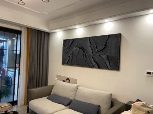 Customer review photo for Plaster Art Texture Painting #SG043