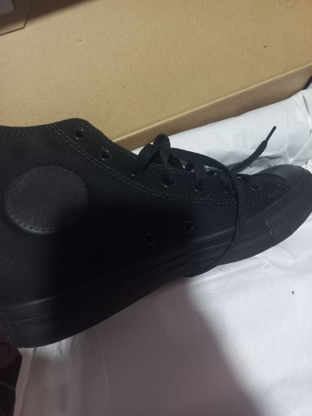 Customer photo review of Zapatilla Converse Chuck Taylor Hi Classic Mujer Negro