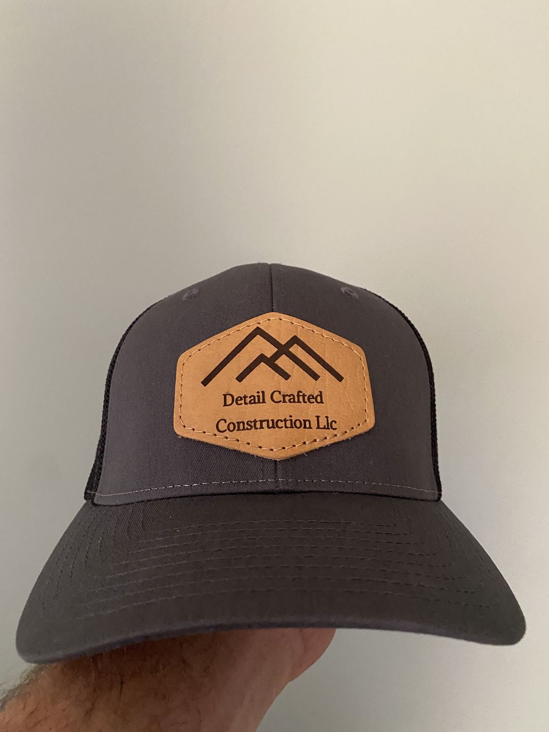 Customer photo review of Richardson 110 Flexfit Custom Leather Patch Hat