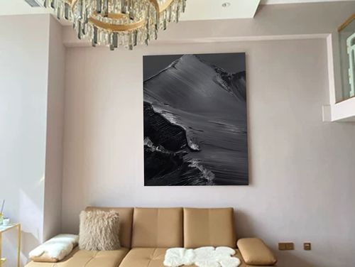 Customer review photo for Plaster Art Texture Painting #SG040