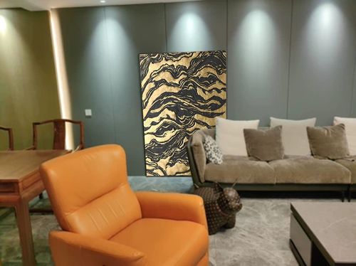 Customer review photo for Plaster Art Texture Painting #SG010