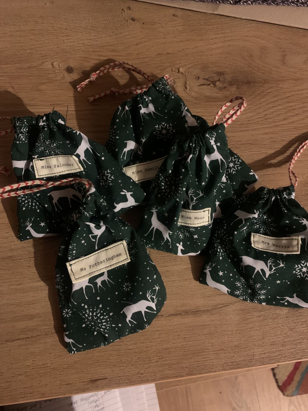 Customer photo review of Reindeer Polycotton Fabric