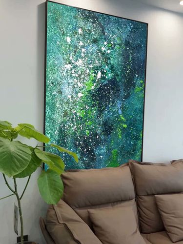 Customer review photo for Plaster Art Texture Painting #SG007