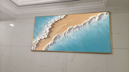 Customer review photo for Plaster Art Texture Painting #SG024
