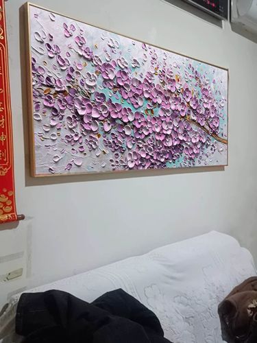 Customer review photo for Plaster Art Texture Painting #SG052