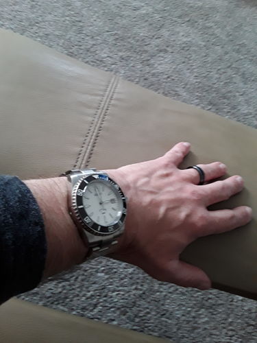 Customer photo review of Aquacy 1769 Hei Matau Men's Automatic 300M Full Luminous Dive Watch ETA 2824 1769.FLM.B.S.ET