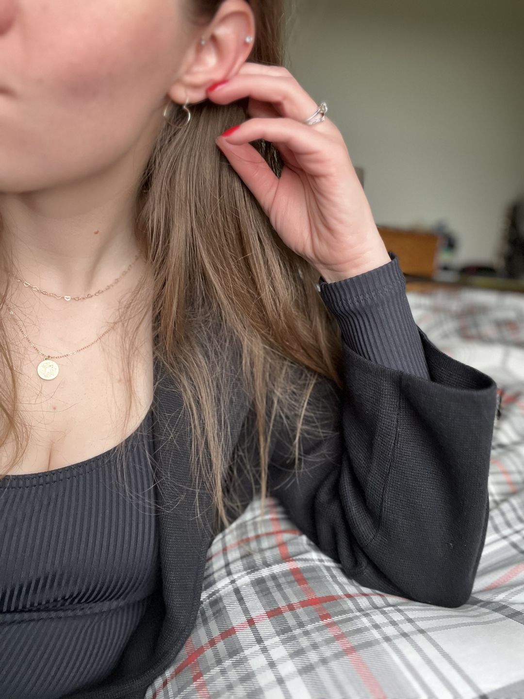 Customer photo review of Small Heart Hoop