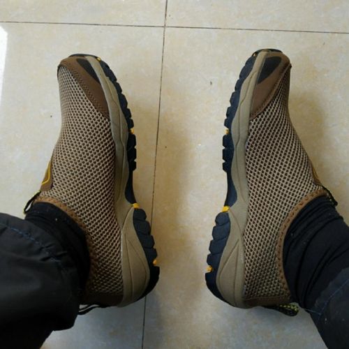 Customer photo review of On This Week Sale Off 50%🔥Men's Walking Shoes, Hiking Shoes Breathable Lightweight Slip On, Spring And Summer