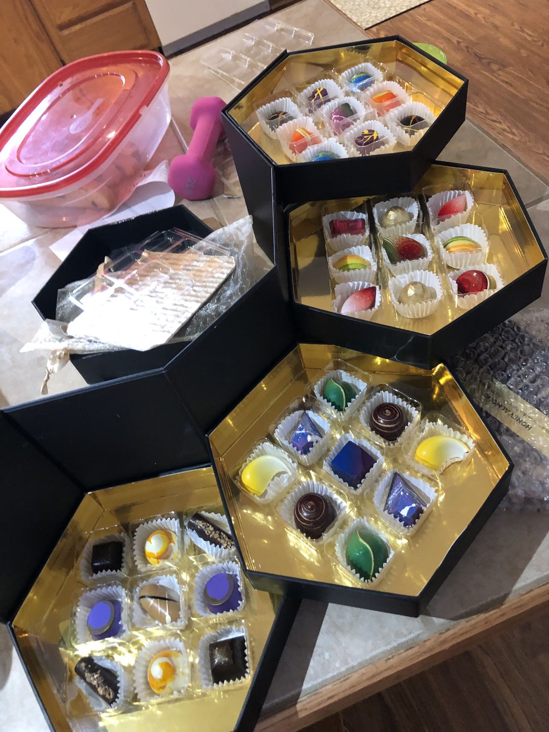 Customer photo review of Signature Chocolate Tasting Gift Set, 36 pieces