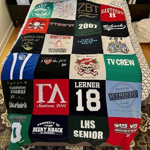 T-shirt quilt from university of delaware by David from NJ