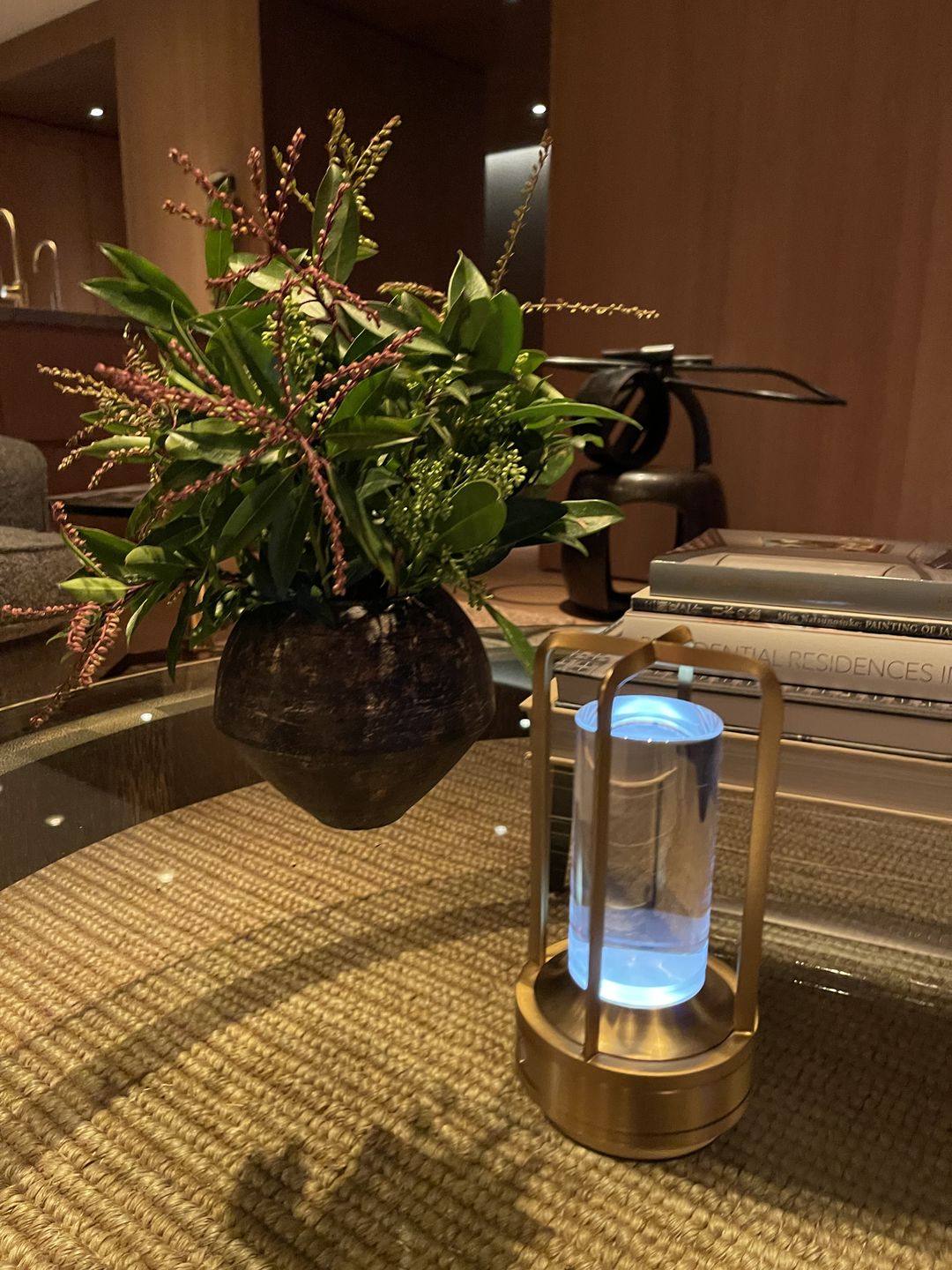 Customer photo review of Ambient Lantern™ Cordless Crystal Table Lamp