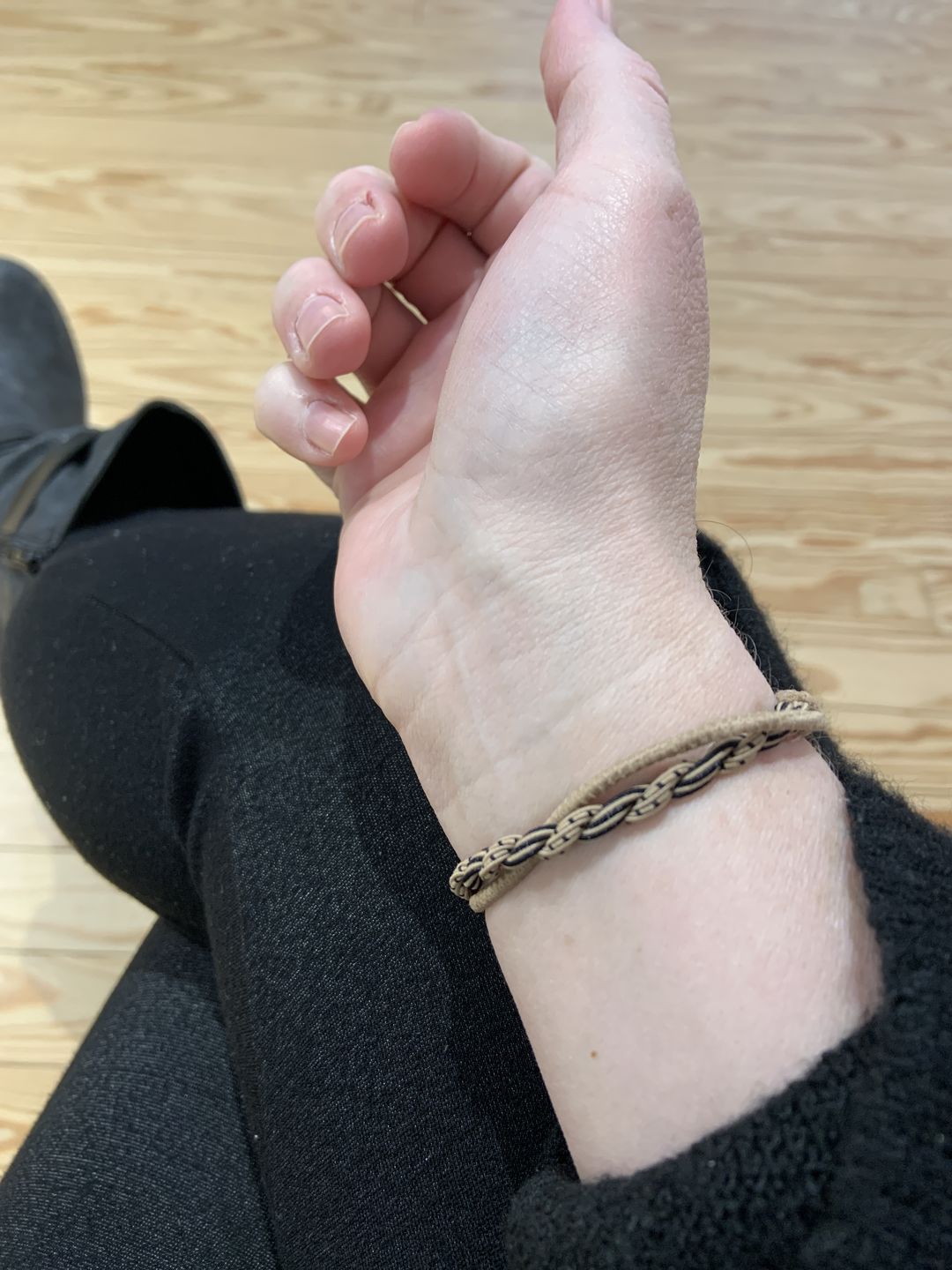 Customer photo review of Boho Hair Ties