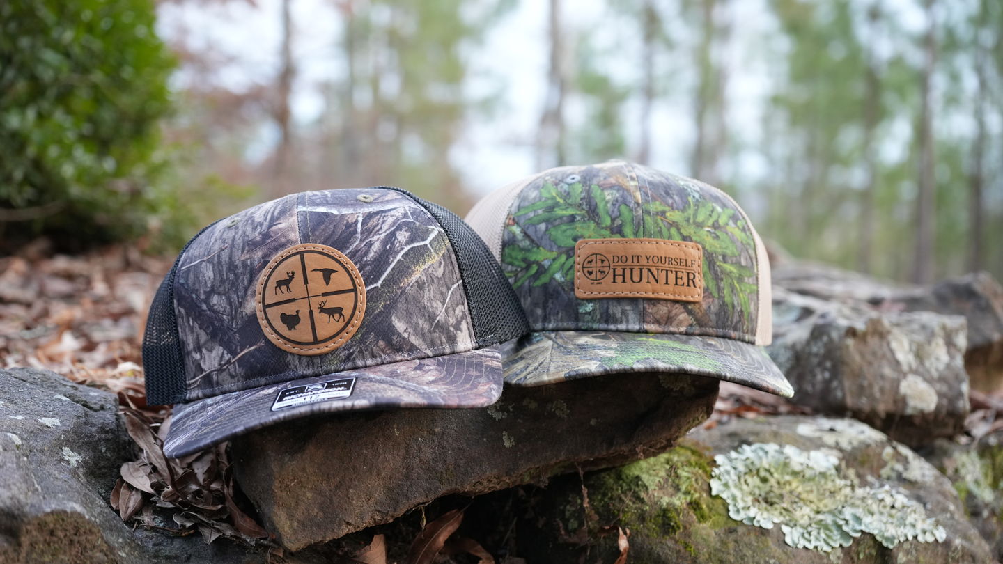 Customer photo review of 112P Camo Custom Leather Patch Hat