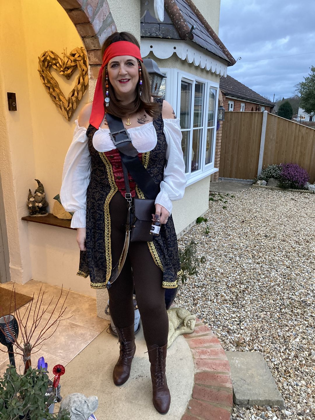 Customer photo review of High Seas Pirate Wench Costume