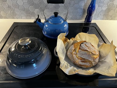 Customer photo review of Le Creuset Cast Iron Bread Oven