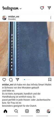 Customer photo review of Smart Wallet 2.0
