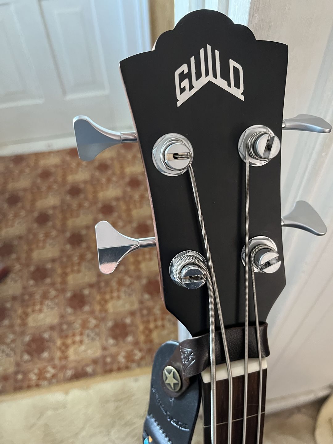 Customer photo review of Licensed Ultralite® Bass Tuning Machine 1/2"