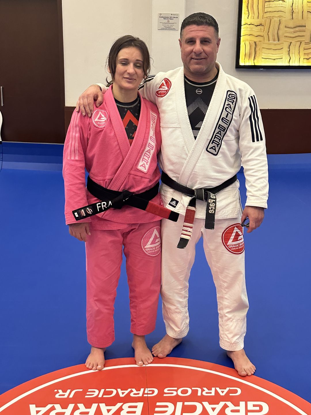 Customer photo review of Premium Custom Name Brazilian Jiu Jitsu BJJ Belt