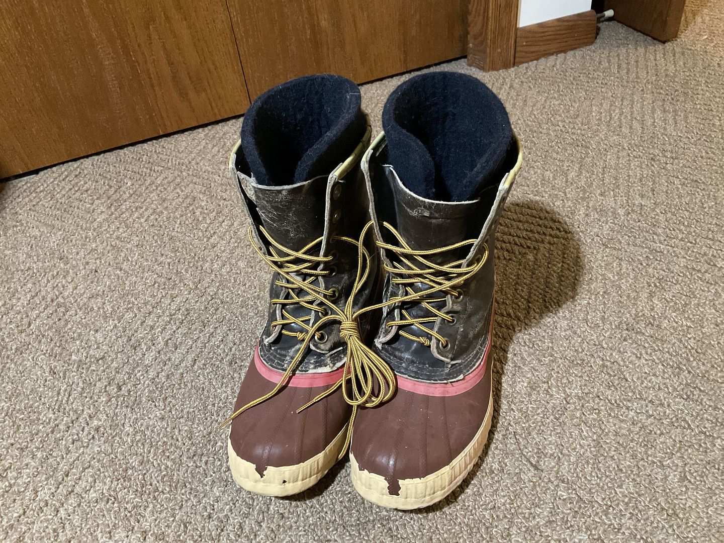 Customer photo review of Wool Felt Replacement Boot Liners (826 BB)