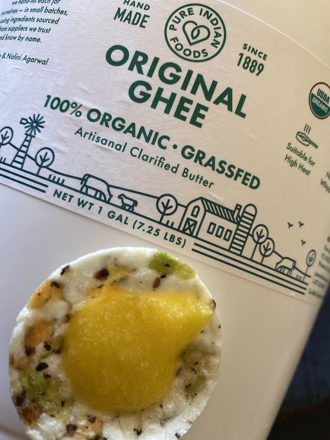 Customer photo review of Original Ghee, Grassfed & Certified Organic