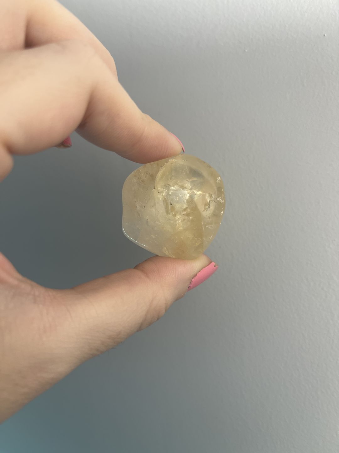 Customer photo review of Citrino calentado Rodado (Amatista calentada) | Abundancia - Energía