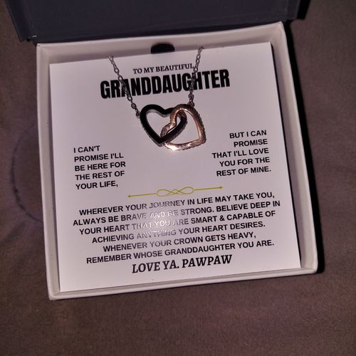 Customer photo review of To My Granddaughter - Personalized Beautiful Gift Set - SS117