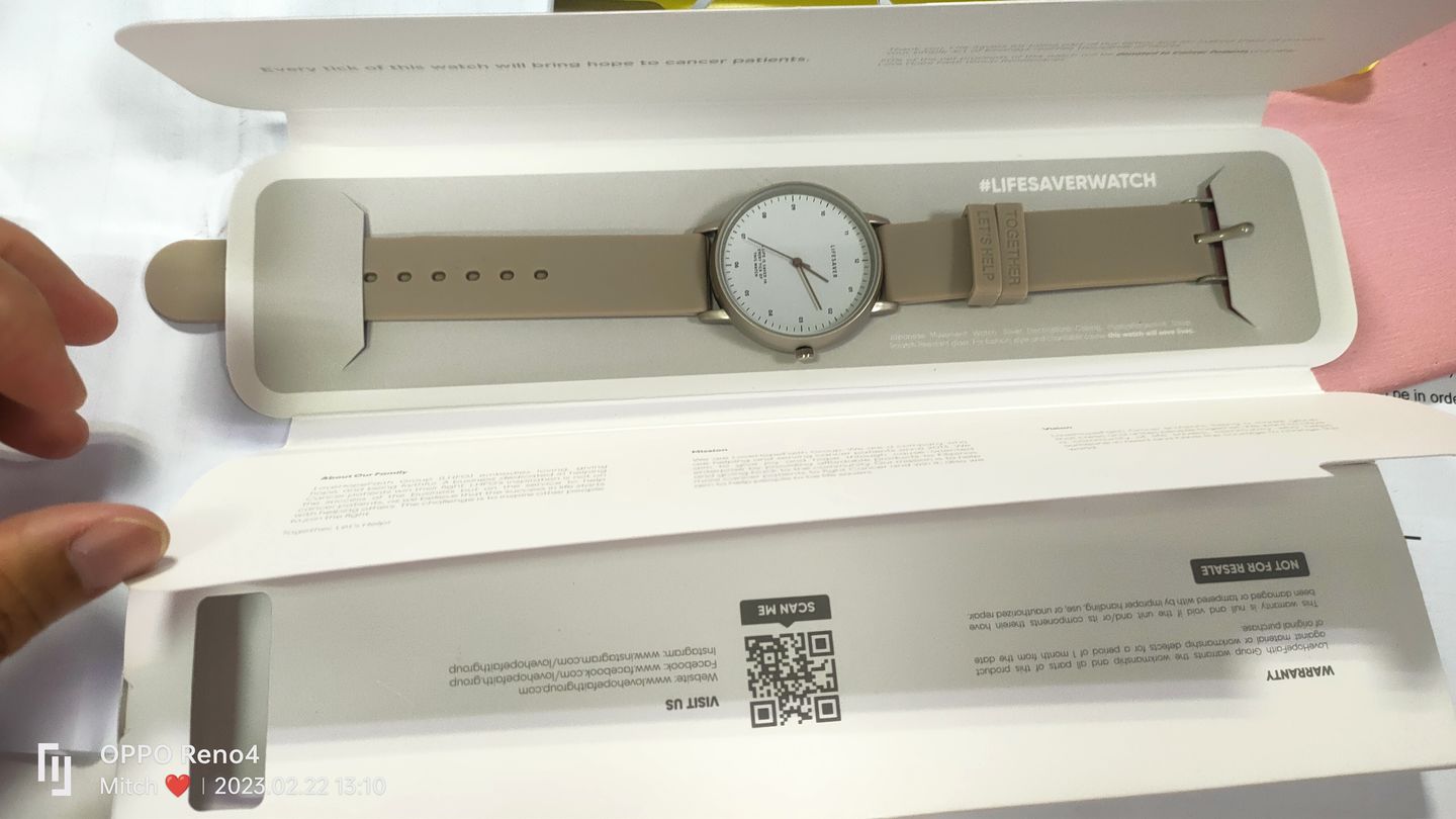 Customer photo review of Life Saver Watch 4.0 – Army Green