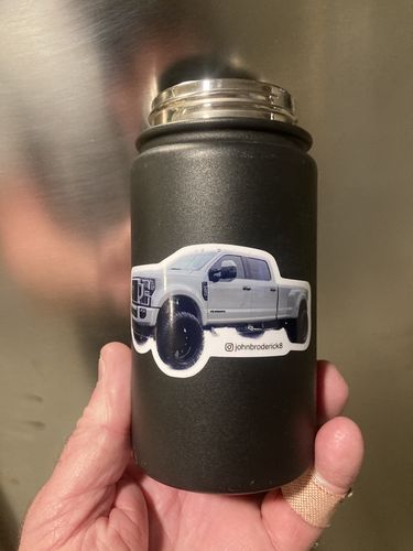 Customer photo review of 100 Custom 3" Laminated Vinyl Stickers