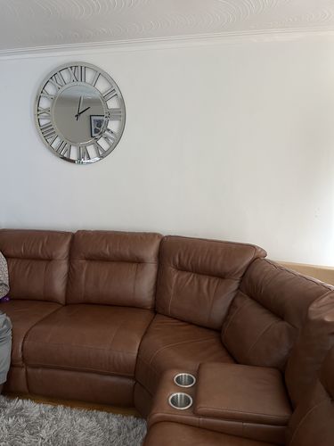 Customer photo review of 32" Luxury Real Mirrored Clock