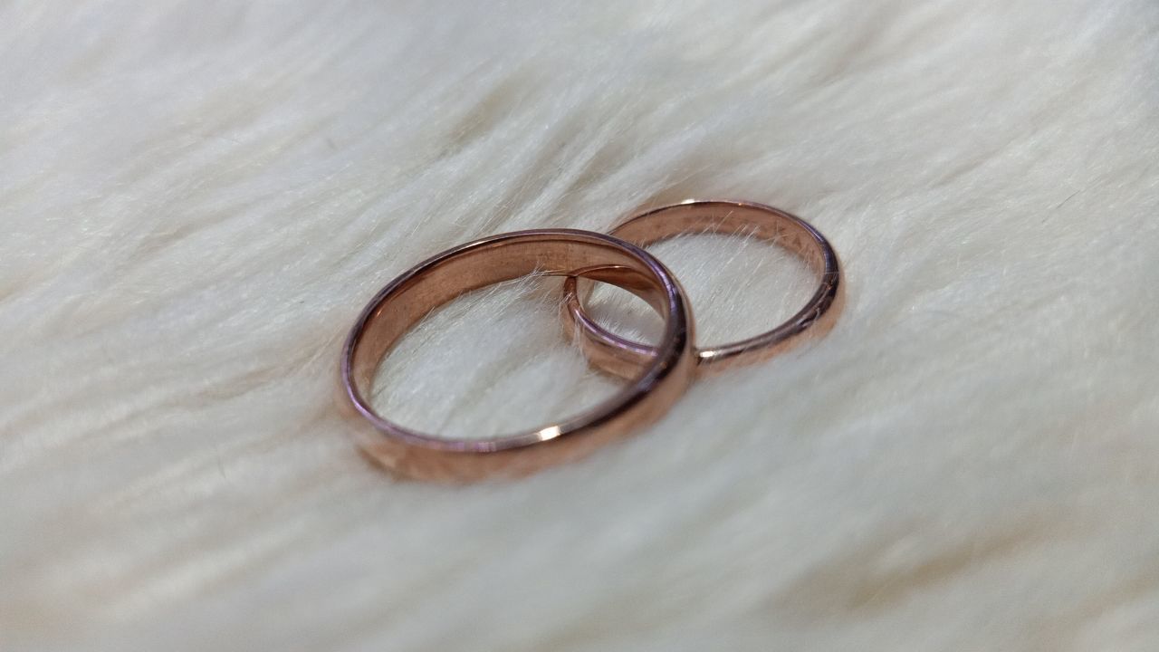Customer photo review of Classic Plain Wedding Rings